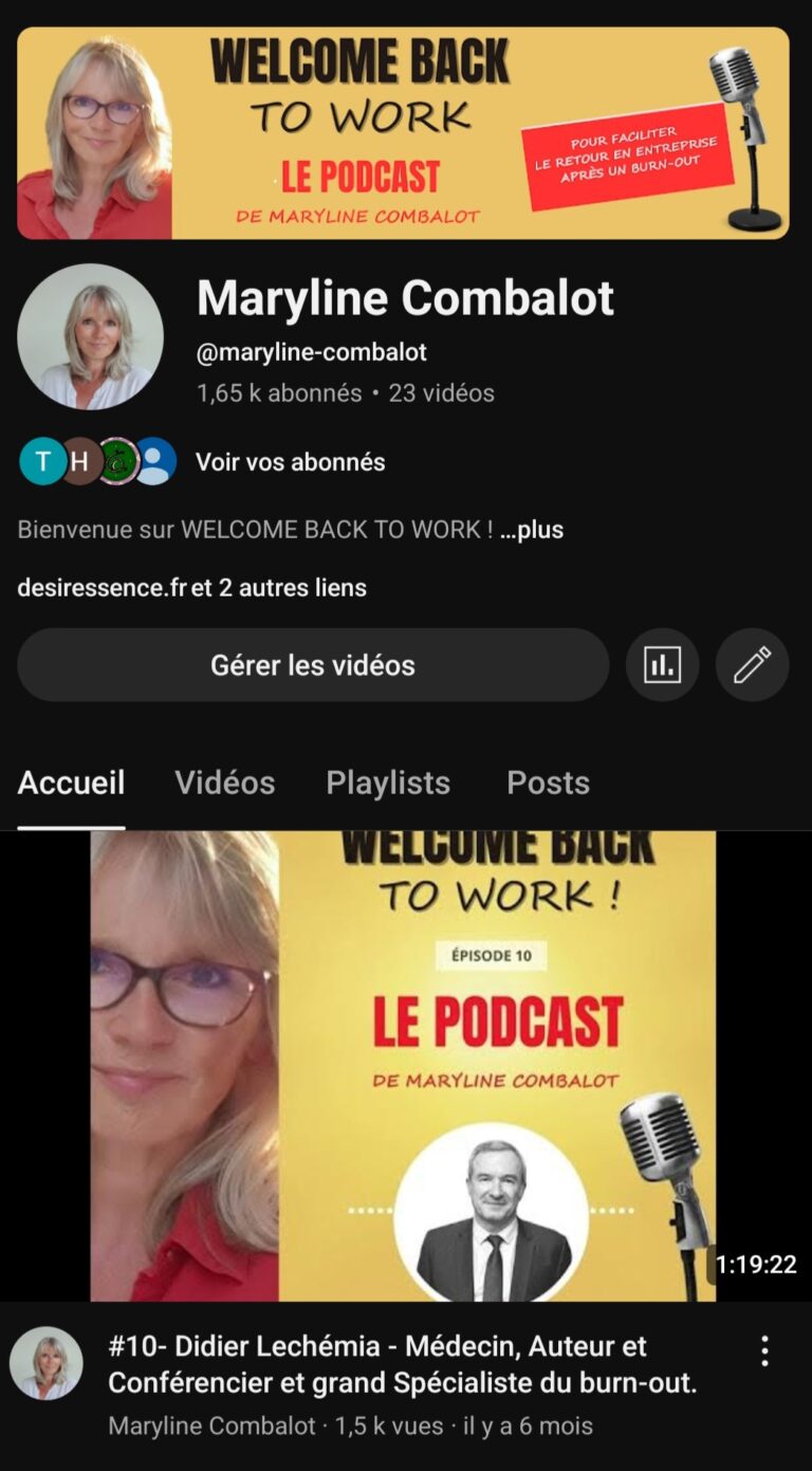 Podcast Welcome back to work