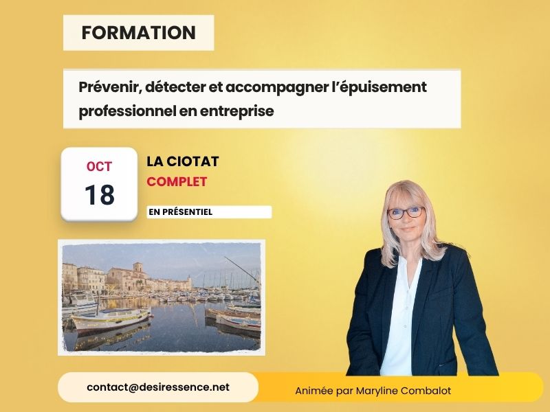 Formation de prévention et d'accompagnement du burn-out